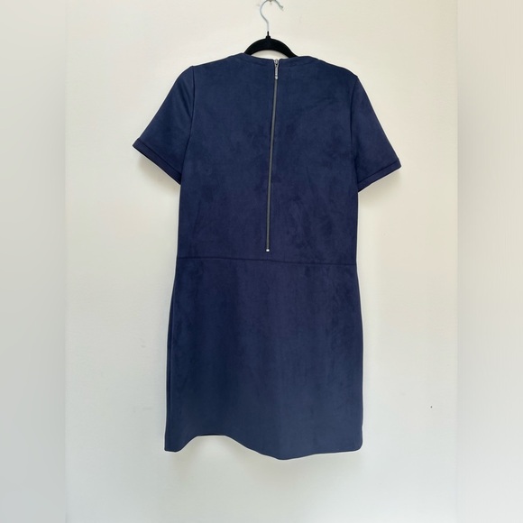 ELIE TAHARI BNWT | Faux suede shift dress | Size 10 - Picture 3 of 8